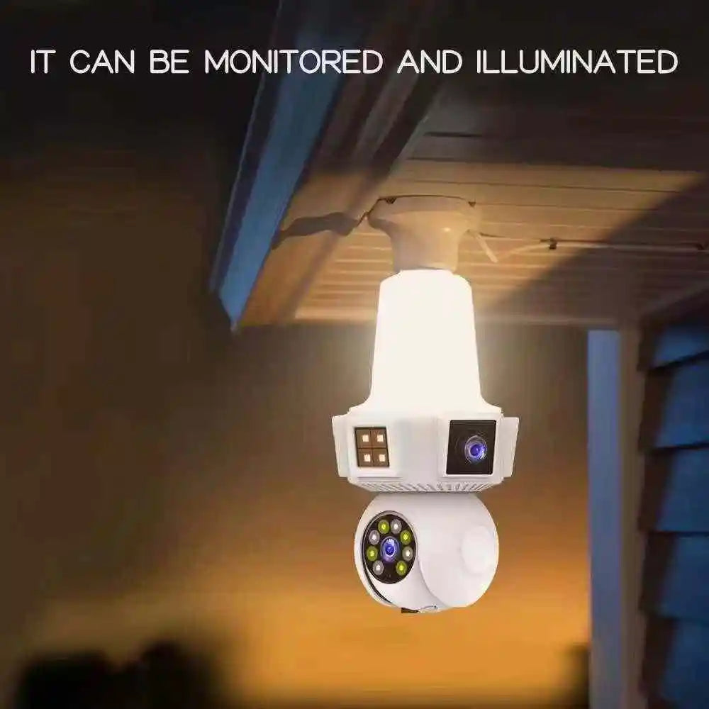 Camara de seguridad 360°con luz LED