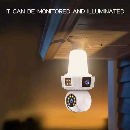 Camara de seguridad 360°con luz LED