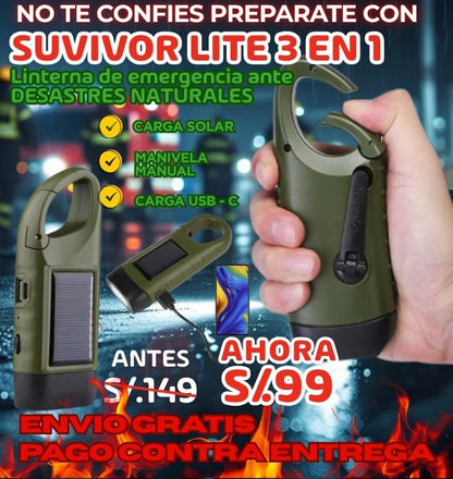 Linterna en casos de emergencia